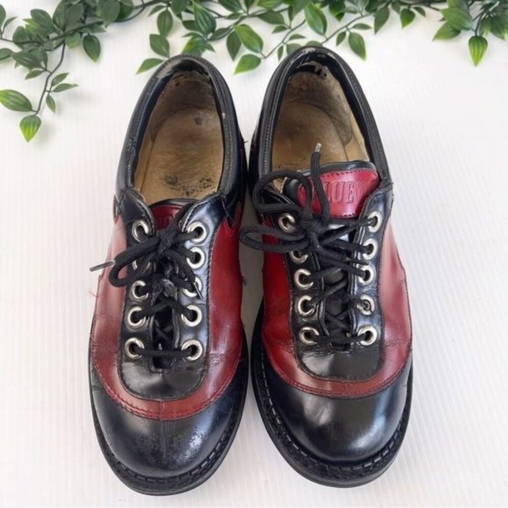 JOHN FLUEVOG 7TH HEAVEN FLAME FLAMING DERBY LACE-UP - Picture 9 of 10